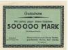 Borna - Braunkohlenwerke AG - 15.8.1923 - 500000 Mark 