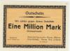 Borna - Braunkohlenwerke AG - 15.8.1923 - 1 Million Mark 