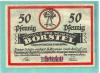 Borstel (heute: Borstel-Hohenraden) - Gemeinde - -- - 50 Pfennig 