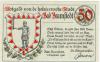 Bramstedt (Bad) - Stadt - 7.12.1920 - 50 Pfennig 
