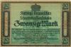 Braunschweig - Arbeiter- und Soldatenrat - 15.10.1918 - 20 Mark