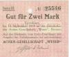 Bremen - AG Weser - - 12.9.1914 - 2 Mark 