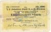 Bremen - Francke-Werke KaA - 29.9.1922 - 100 Mark 