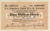 Bremen - Francke-Werke KaA - 29.8.1923 - 1 Million Mark 