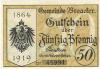 Broacker (heute: DK-Broager) - Gemeinde - 1919 - 50 Pfennig