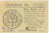 Brühl - Städtische Sparkasse - 14.8.1914 - 1 Mark 