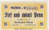 Büsum - Gemeinde - 1.7.1921 - 31.12.1921- 25 Pfennig 
