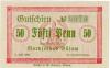Büsum - Gemeinde - 1.7.1921 - 31.12.1921 - 50 Pfennig 