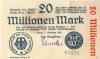 Burg - Stadt - 5.10.1923 - 20 Millionen Mark 