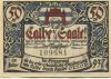 Calbe - Stadt - 23.4.1917 - 50 Pfennig 
