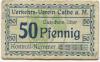 Calbe (heute: Kalbe) - Verkehrs-Verein - -- - 50 Pfennig 