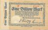 Cassel (heute: Kassel) - Reichsbahndirektion - 24.10.1923 - 1 Billion Mark