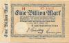 Cassel (heute: Kassel) - Reichsbahndirektion - 24.10.1923 - 1 Billion Mark
