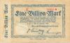 Cassel (heute: Kassel) - Reichsbahndirektion - 24.10.1923 - 1 Billion Mark