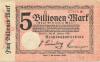 Cassel (heute: Kassel) - Reichsbahndirektion - 24.10.1923 - 5 Billionen Mark