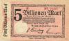 Cassel (heute: Kassel) - Reichsbahndirektion - 24.10.1923 - 5 Billionen Mark