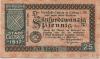 Castrop - Stadt - 15.5.1917 - 1.1.1920 - 25 Pfennig 