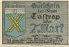Castrop - Stadt - 24.3.1921 - 2 Mark 