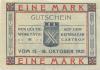 Castrop - Wohltätigkeits-Bazar - 15.10.1921 - 18.10.1921 - 1 Mark 