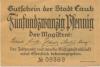Caub (heute: Kaub) - Stadt - -- - 25 Pfennig 