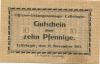 Celle - Offizier-Gefangenen-Lager - 21.11.1917 - 10 Pfennig 