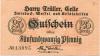 Celle - Trüller, Harry, Zwieback-, Waffel- und Keksfabriken, Brückenstr. 5 - - 1.4.1918 - 25 Pfennig