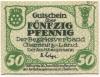 Chemnitz - Amtshauptmannschaft - - 31.12.1920 - 50 Pfennig 