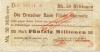 Chemnitz - Commerz- und Privat-Bank AG, Filiale Chemnitz - 19.9.1923 - 50 Millionen Mark