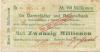 Chemnitz - Deutsche Bank, Filiale Chemnitz - 22.9.1923 - 20 Millionen Mark
