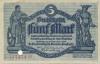 Chemnitz - Finanzvereinigung Chemnitzer Industrieller - 16.11.1918 - 31.1.1919 - 5 Mark