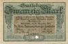 Chemnitz - Finanzvereinigung Chemnitzer Industrieller - 16.11.1918 - 31.1.1919 - 20 Mark