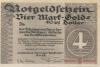 Chemnitz - Lohnscheckbank Chemnitzer Industrieller GmbH - 1.11.1923 - 15.12.1923 - 4 Gold-Mark 