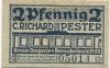 Chemnitz - Pester, C. Richard, Kreuz-Drogerie, Bernsdorfer Str. 21-23 - -- - 2 Pfennig 