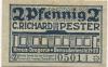 Chemnitz - Pester, C. Richard, Kreuz-Drogerie, Bernsdorfer Str. 21-23 - -- - 2 Pfennig