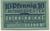 Chemnitz - Pester, C. Richard, Kreuz-Drogerie, Bernsdorfer Str. 21-23 - -- - 10 Pfennig