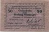 Chorzow - Gemeinde - 10.9.1917 - 1.4.1918 - 50 Pfennig 