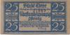 Cleve (heute: Kleve) - Stadt - 25.12.1920 - 25 Pfennig 