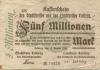 Coblenz (heute: Koblenz) - Stadt und Kreis - 15.8.1923 - 1.9.1923 - 5 Millionen Mark