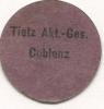 Coblenz (heute: Koblenz) - Tietz AG - -- 3 Pfennig 