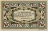 Coblenz-Neuendorf (heute: Koblenz) - Denkmalsausschuss - 1.10.1921 - 75 Pfennig