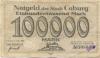 Coburg - Stadt - 15.8.1923 - 1.10.1923 - 100000 Mark 