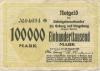 Coburg - Arbeitgeberverband für Coburg und Umgebung eV - 22.8.1923 - 100000 Mark