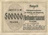 Coburg - Arbeitgeberverband für Coburg und Umgebung eV - 22.8.1923 - 500000 Mark