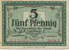 Cottbus - Stadt - - 31.12.1918 - 5 Pfennig 