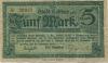 Cottbus - Stadt - 20.11.1918 - 31.12.1919 - 5 Mark 
