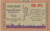 Cottbus - Kaufmännischer Verein eV, Spremberger Str. 39 - August 1921 - 1.4.1922 - 10 Pfennig