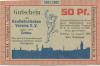 Cottbus - Kaufmännischer Verein eV, Spremberger Str. 39 - August 1921 - 1.4.1922 - 50 Pfennig