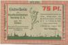 Cottbus - Kaufmännischer Verein eV, Spremberger Str. 39 - August 1921 - 1.4.1922 - 75 Pfennig