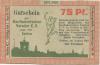 Cottbus - Kaufmännischer Verein eV, Spremberger Str. 39 - August 1921 - 1.4.1922 - 75 Pfennig