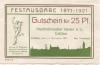 Cottbus - Kaufmännischer Verein eV, Spremberger Str. 39 - 5.-6.11.1921 - 25 Pfennig